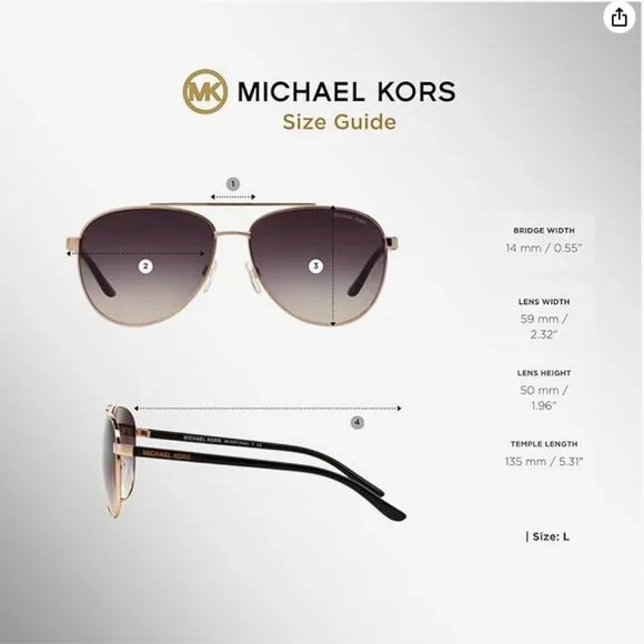 Michael Kors Aviator Sunglasses For Women